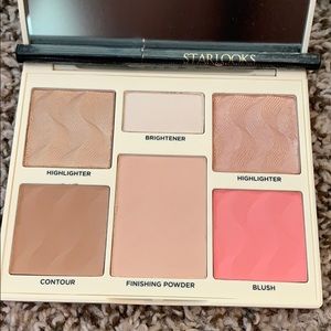 Cover FX palette + black eyeliner